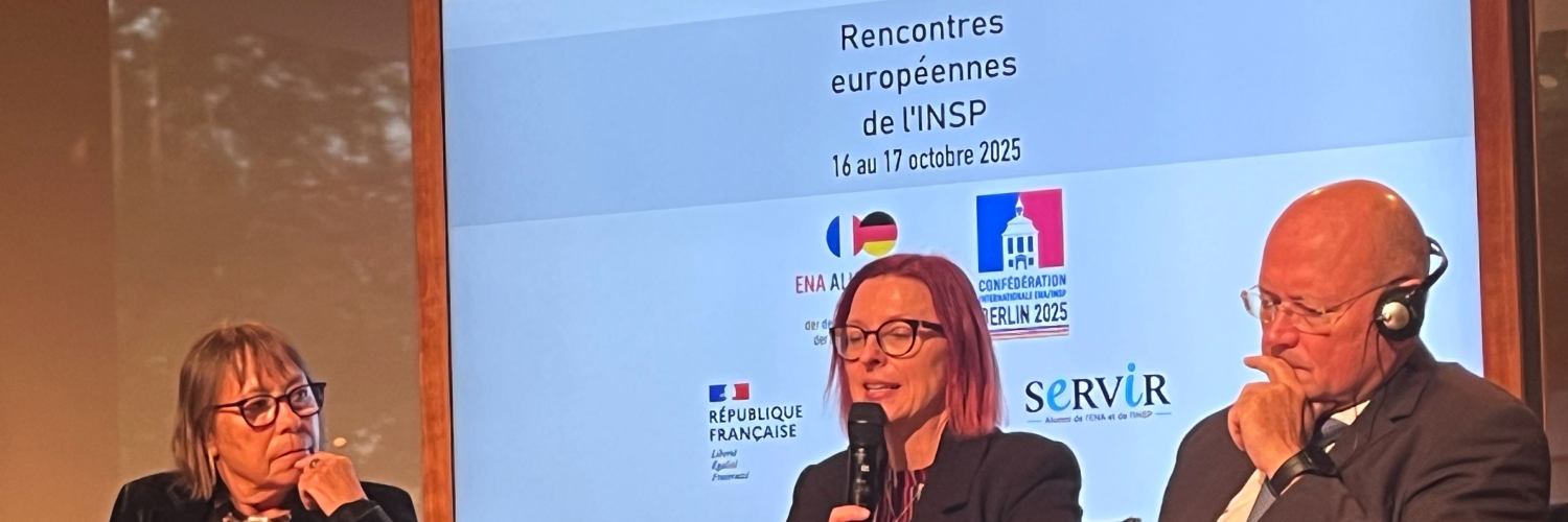  Intervention de la Directrice de l'INSP, interrogée par Mme Christiane DEUSSEN, lors de la Table ronde « La coopération administrative, un atout pour la collaboration  européenne »