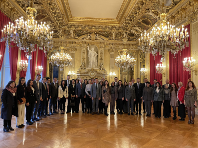 Réception de la délégation égyptienne au Quai d'Orsay.